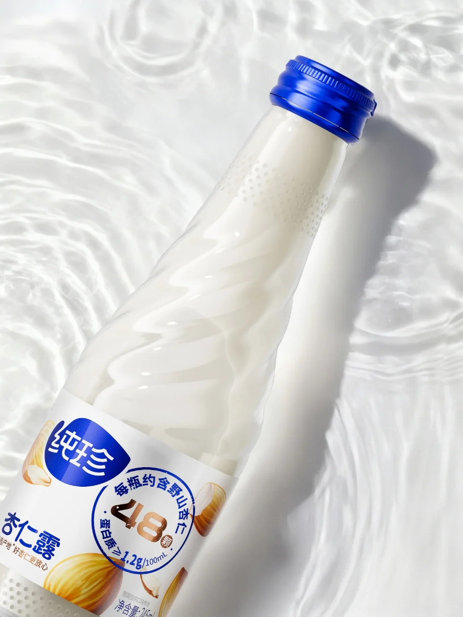 纯珍×长江丨品牌升级,杏仁露包装多维焕新