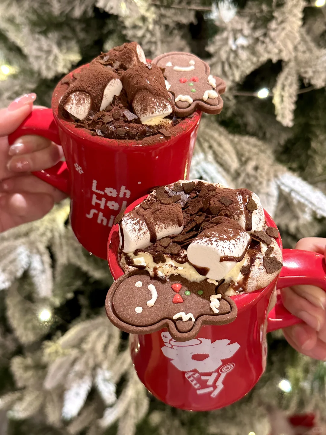 杭州巨新的！圣诞限定热可可！！可爱鼠了?……