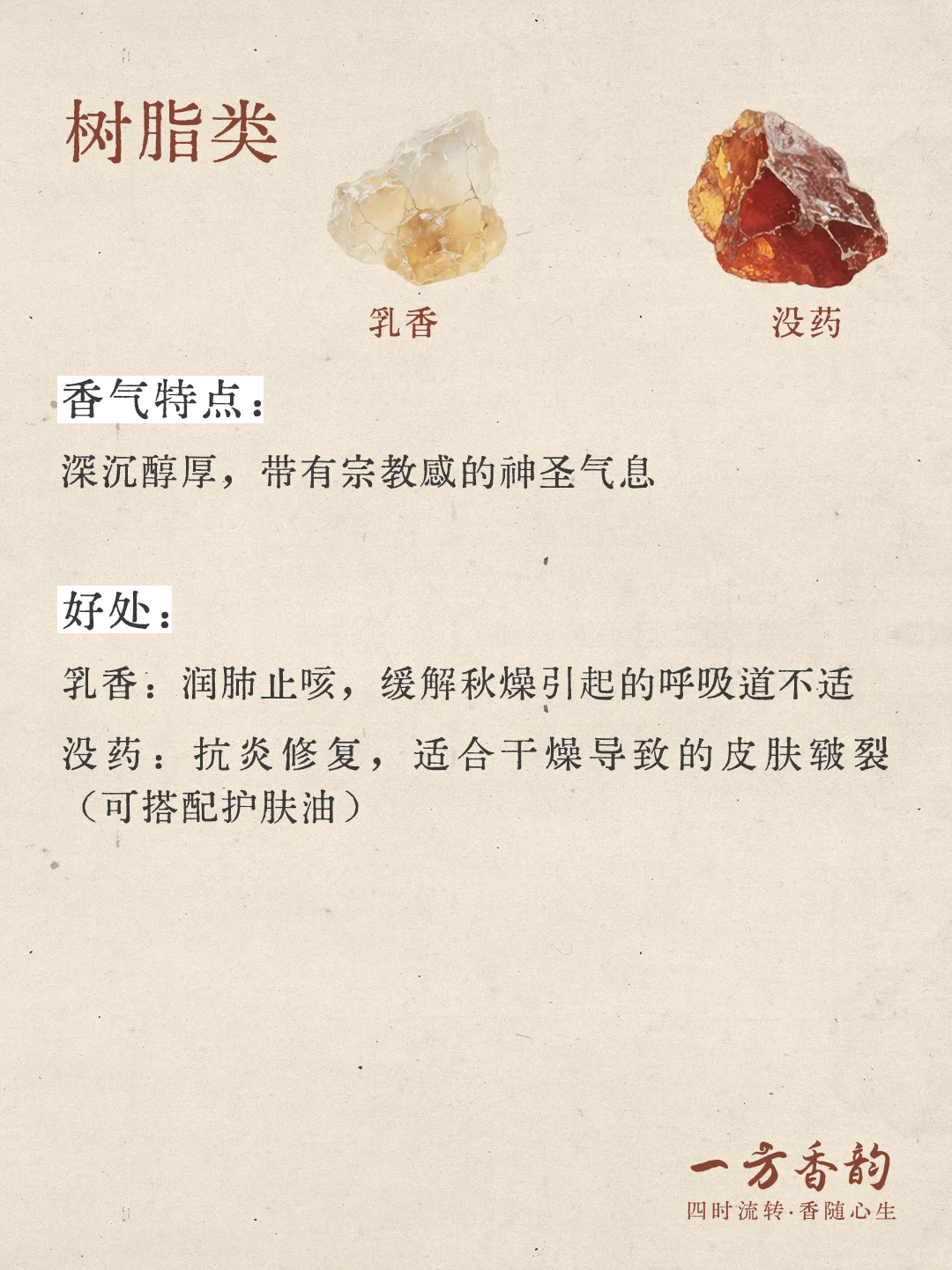 香文化｜初秋养肺润燥的香气