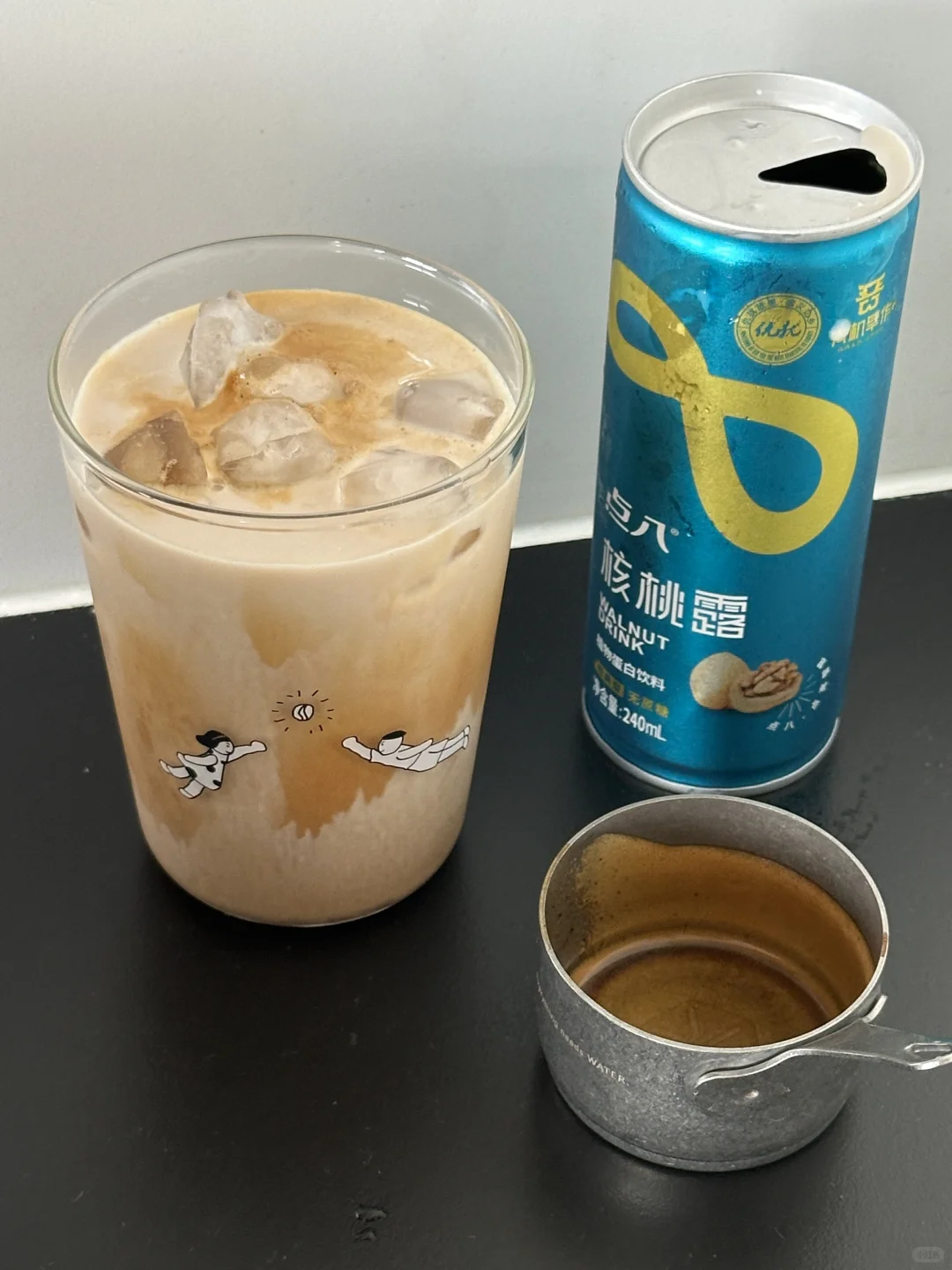 核桃露拿铁☕️