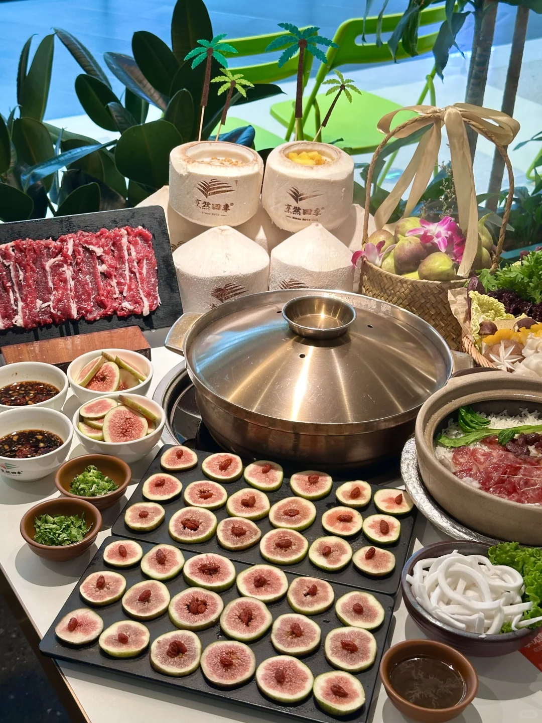 北京!吃到了人生椰子鸡火锅?。。N刷中。。