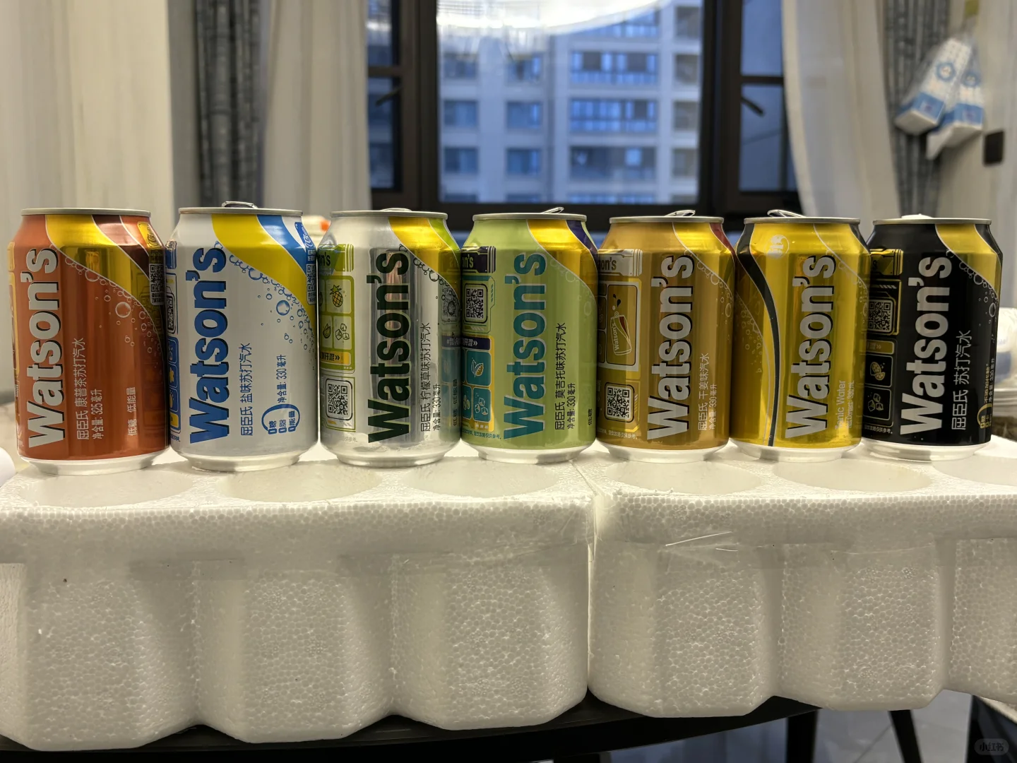 屈臣氏苏打水 所有味道通通给我尝一遍