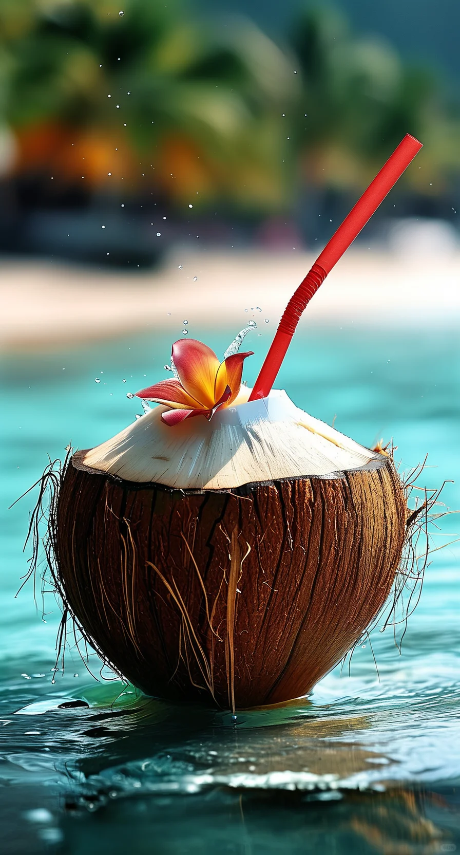 除水之外，必须是椰汁水呀