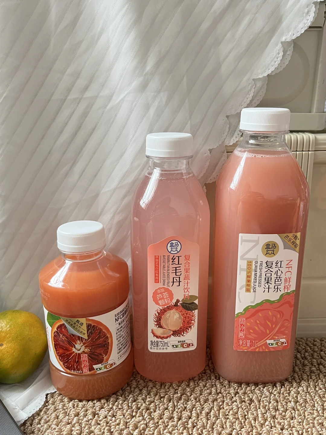 被盒马这波粉色果汁圈粉了！！