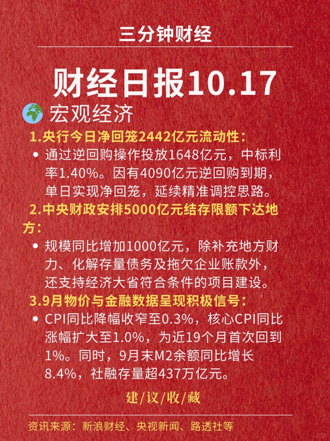 财经日报‖2025.10.17