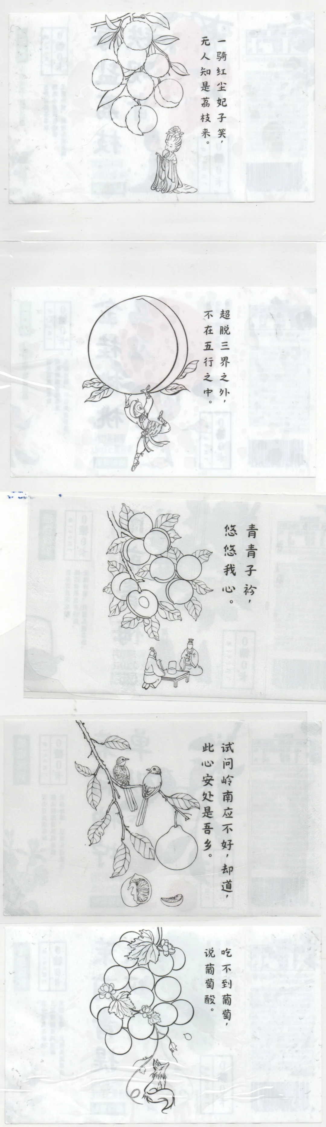 植物驾到果味茶饮料瓶标