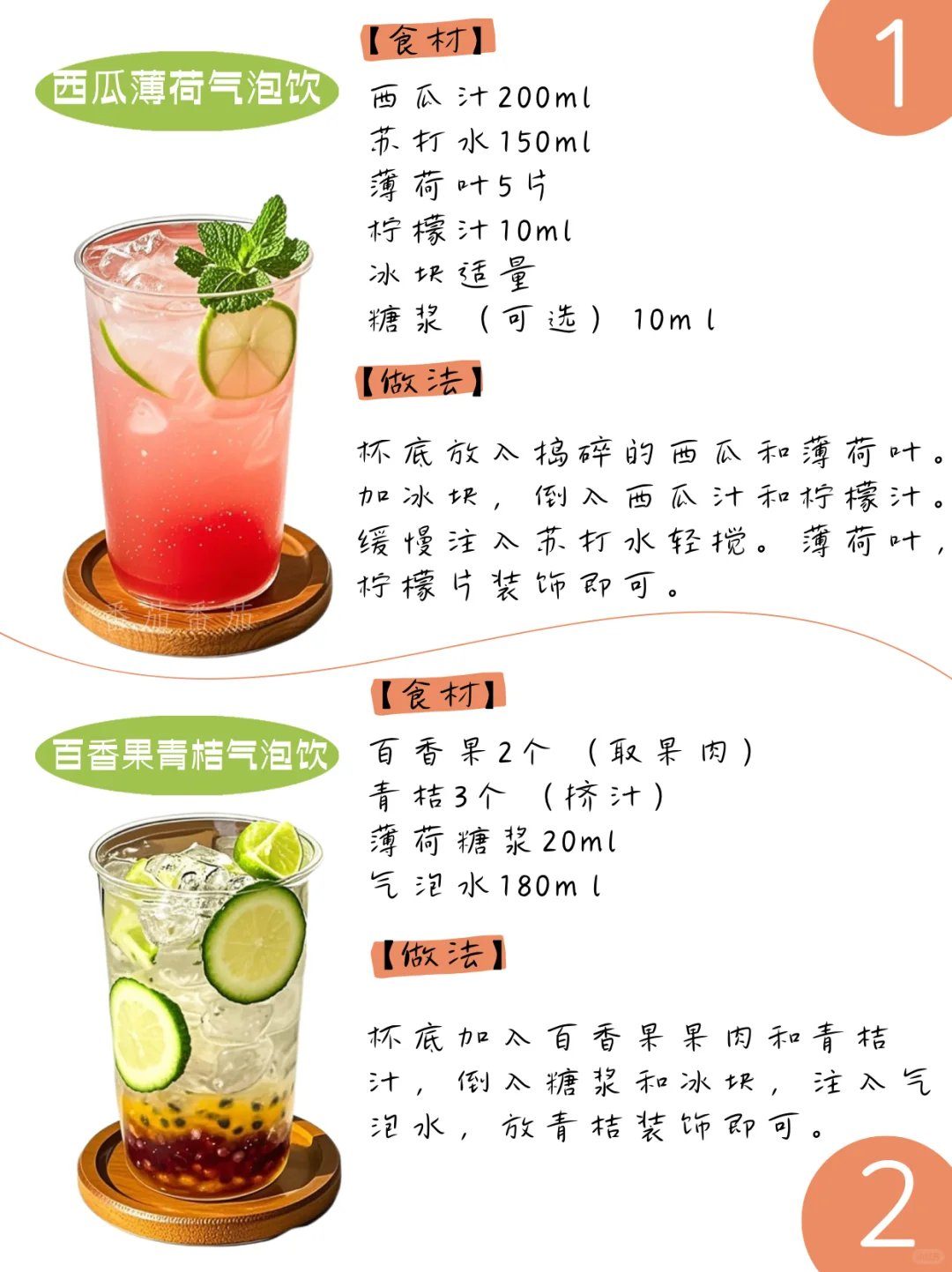 6款夏季自制水果气泡饮，解锁夏日快乐水！