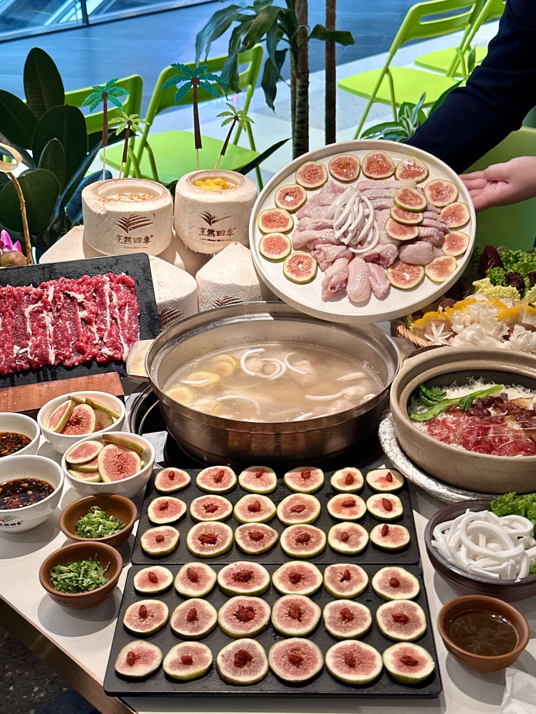 北京!吃到了人生椰子鸡火锅?。。N刷中。。