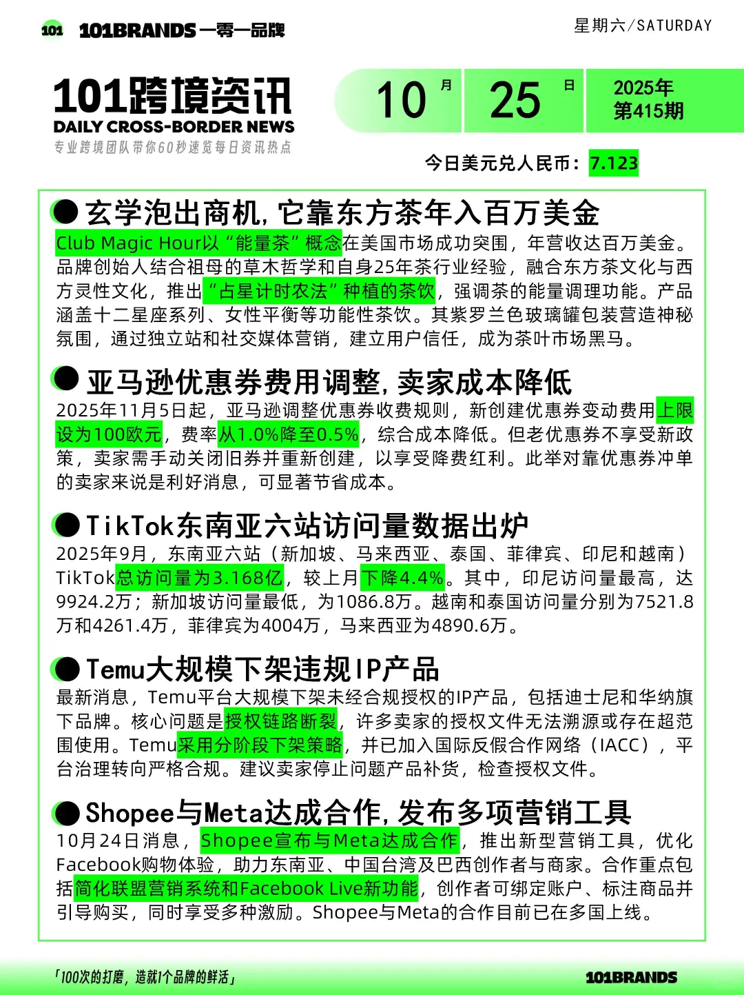 10.25跨境电商新闻抢先看
