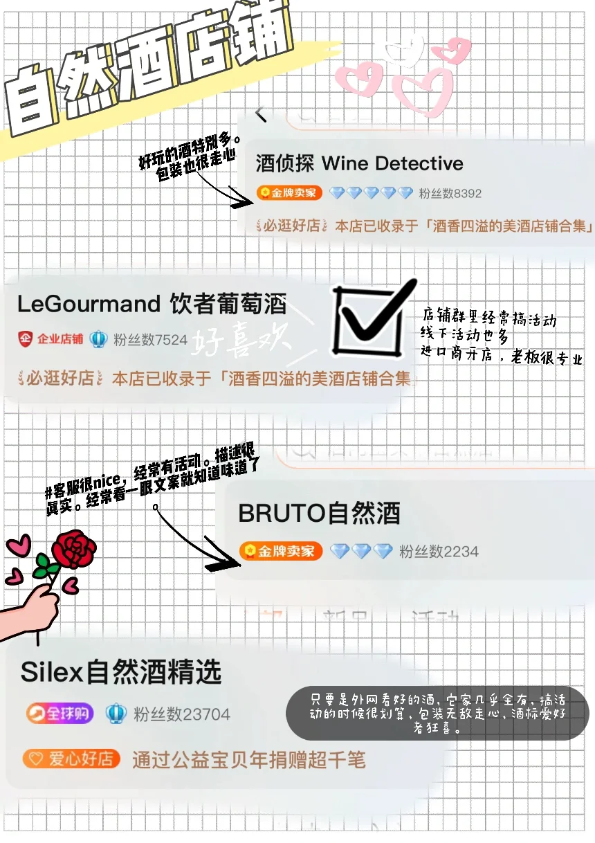吐血整理，酒类博主私藏的?酒类店铺合集！！！