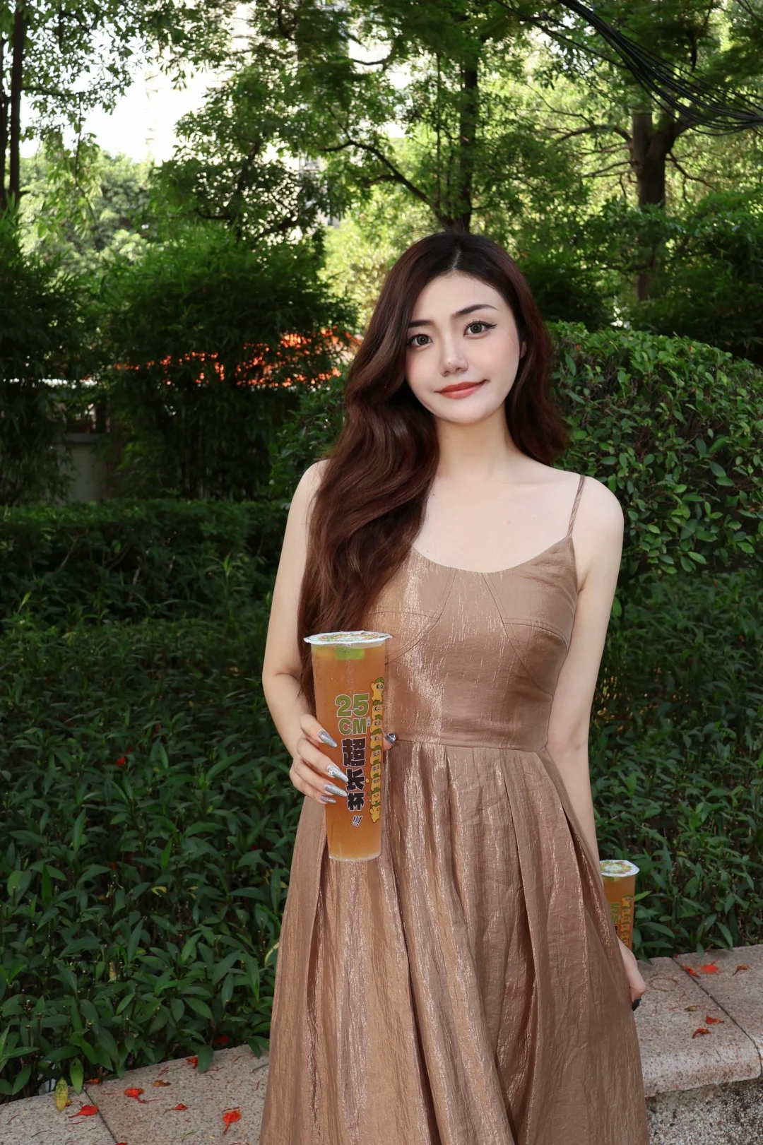 25cm的超长柠茶！！！爱了！！！