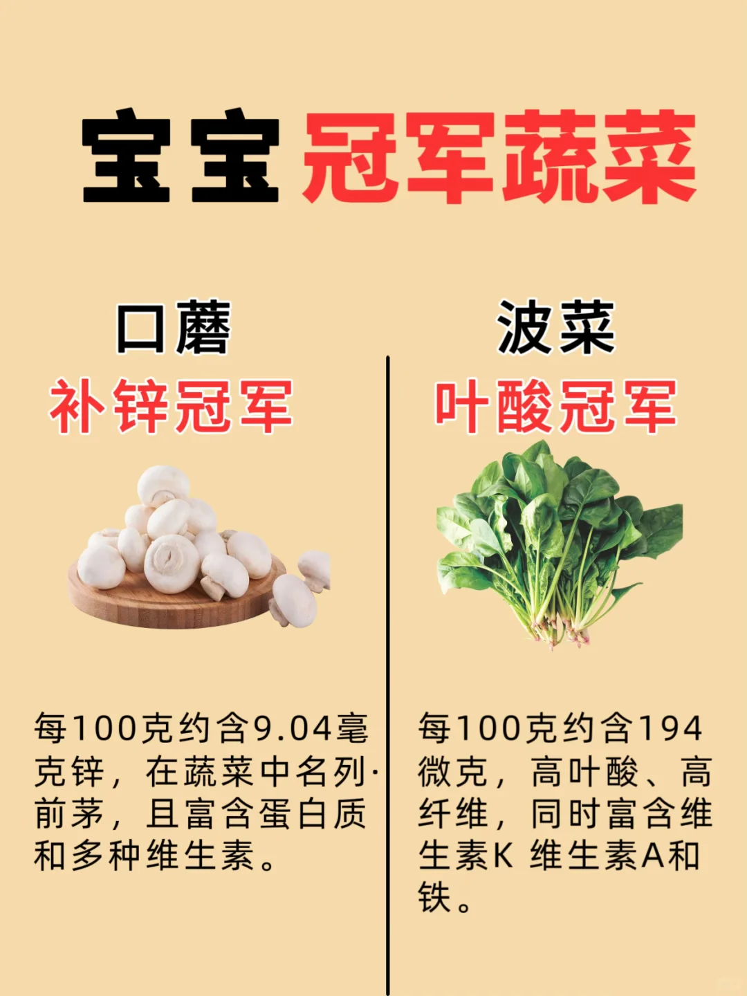 轻松养出壮?娃娃,蔬菜冠?军来帮忙