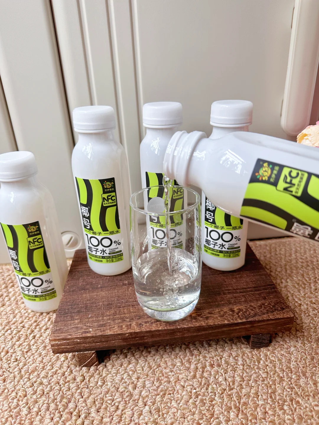 这个椰子水?好好喝啊！?