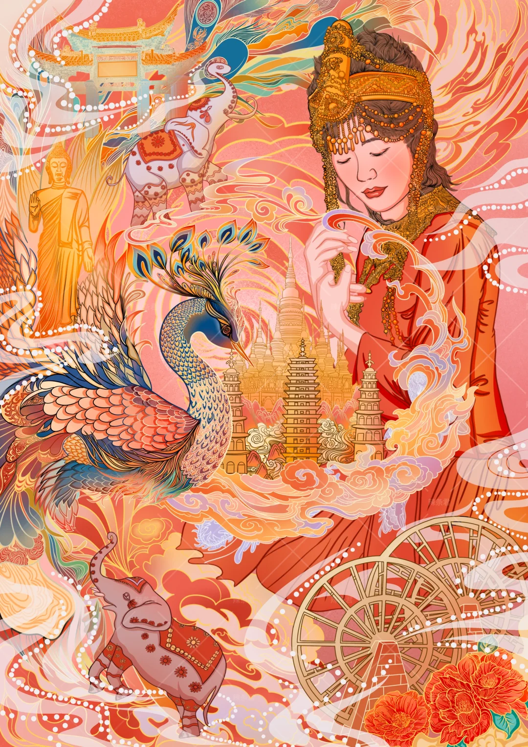 《互通共生》 |插画设计|