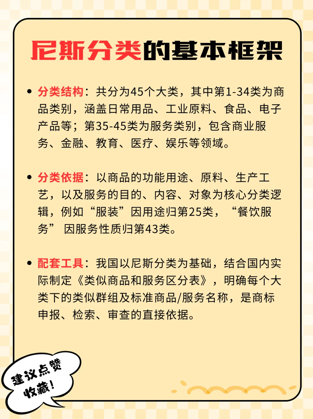 今日商标相关知识分享——尼斯分类