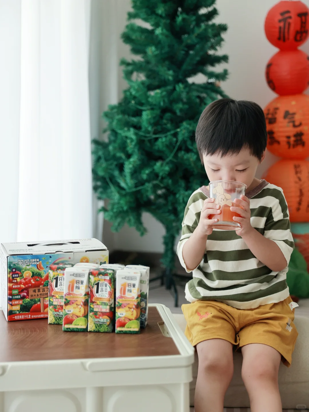 不爱吃蔬菜?的娃 一箱果蔬汁喝七天~