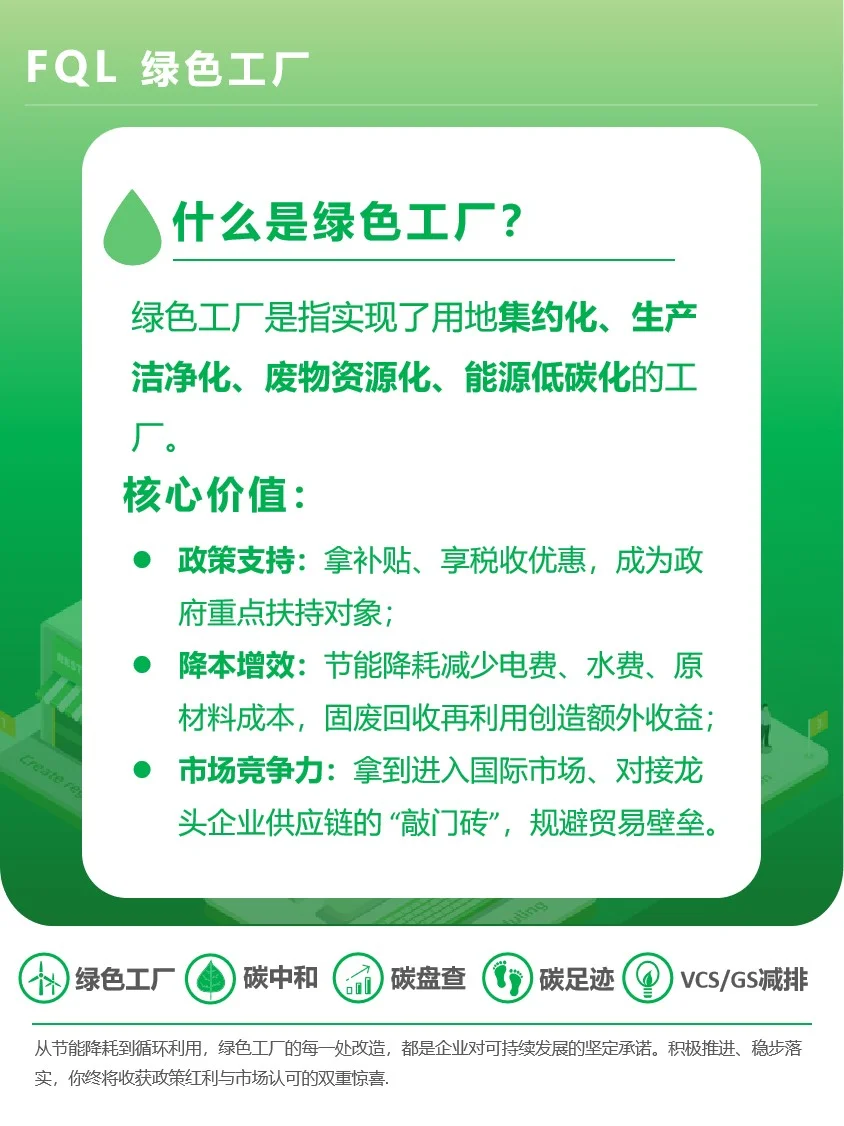 什么是绿色工厂？