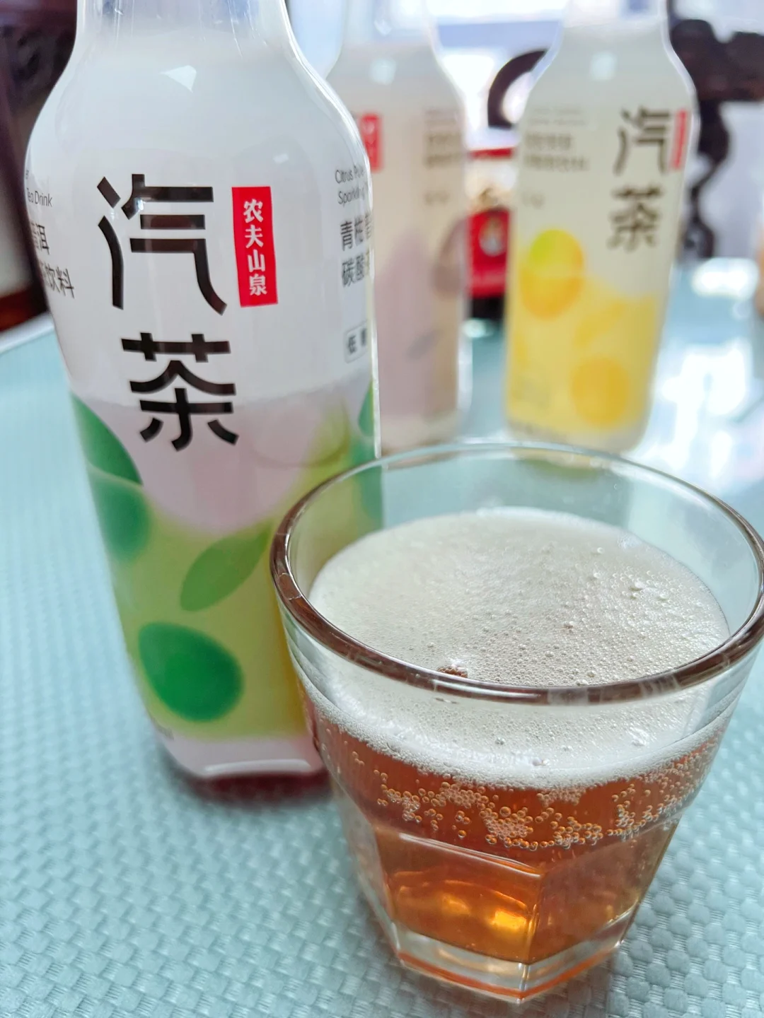 农夫山泉汽茶/青柑普洱碳酸茶饮料