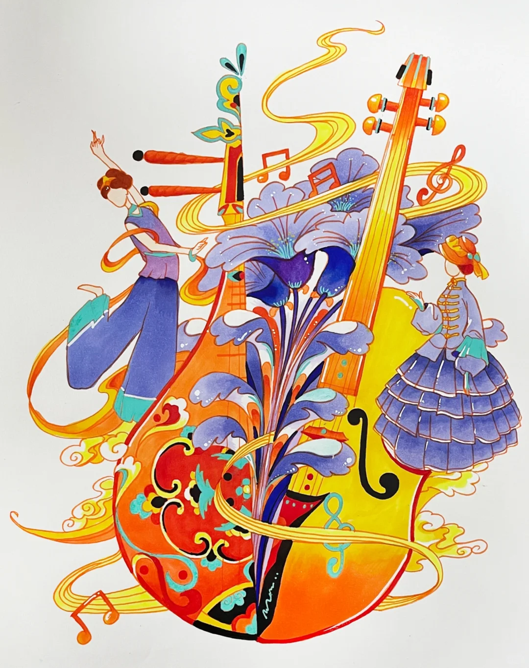 当艺术遇上考研｜中西文化在纸上相遇?