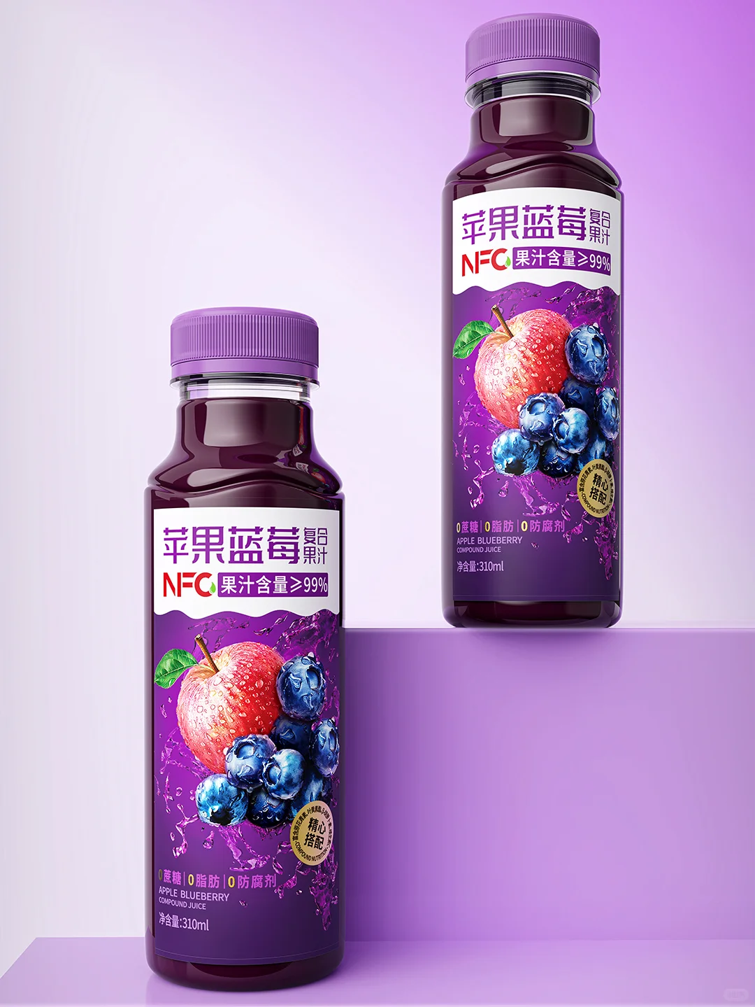 原创|用货架思维设计的果汁包装