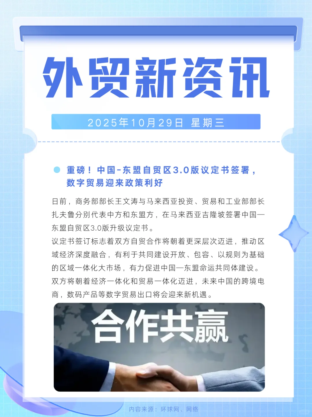 外贸新资讯‖20251029