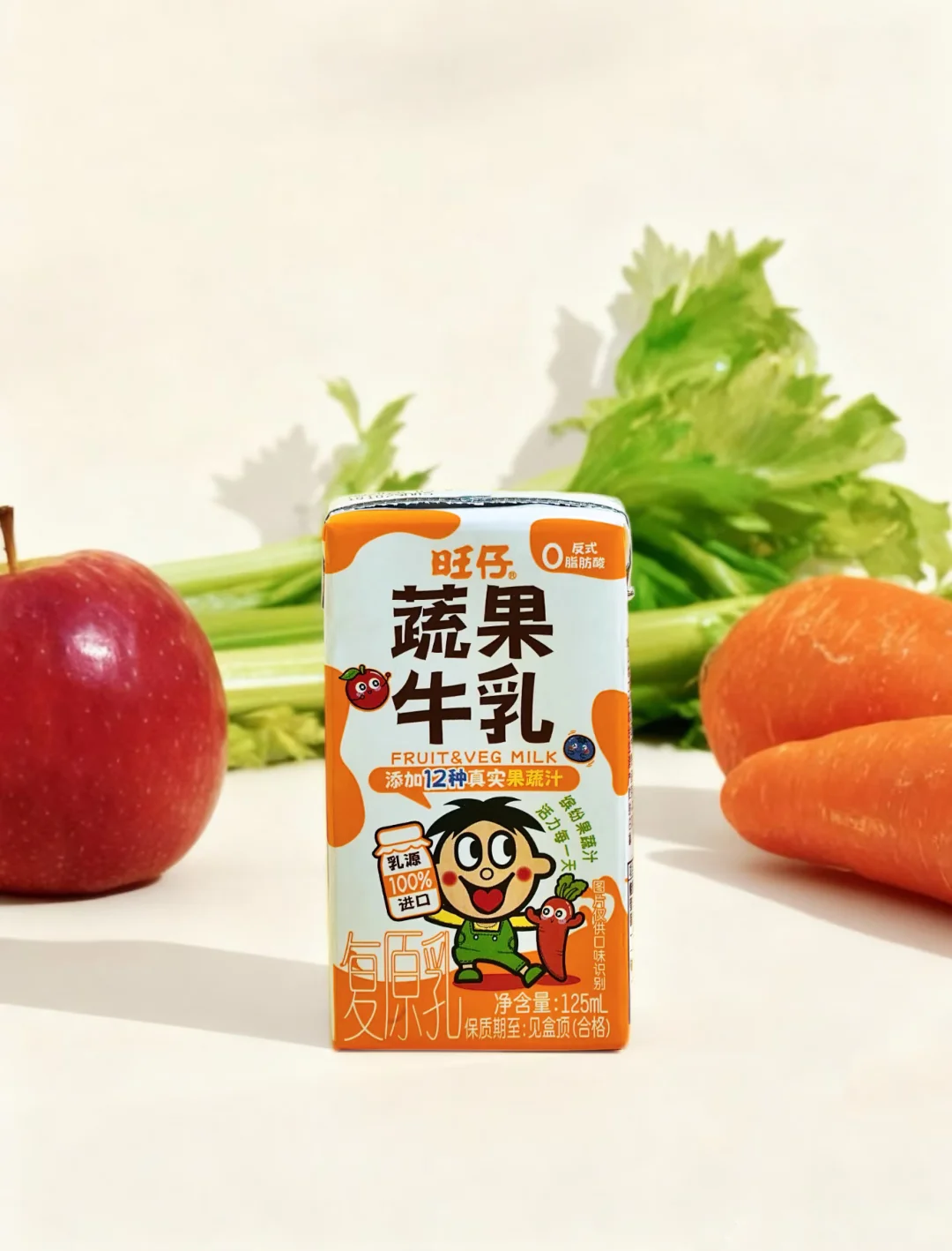 ??旺仔居然出了 “蔬菜牛奶”！