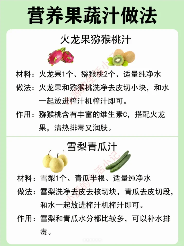 解锁果蔬汁品牌主理人私藏的7个黄金喝法