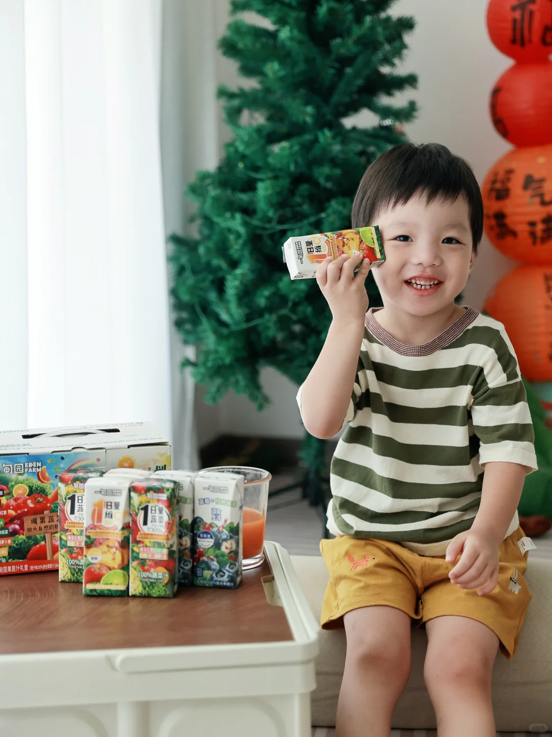 不爱吃蔬菜?的娃 一箱果蔬汁喝七天~