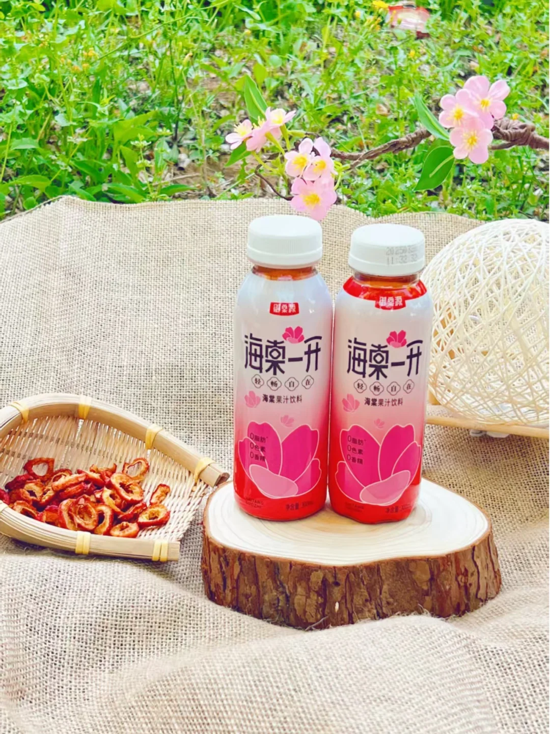 野餐新搭子！！海棠果汁和夏日野餐简直绝配！