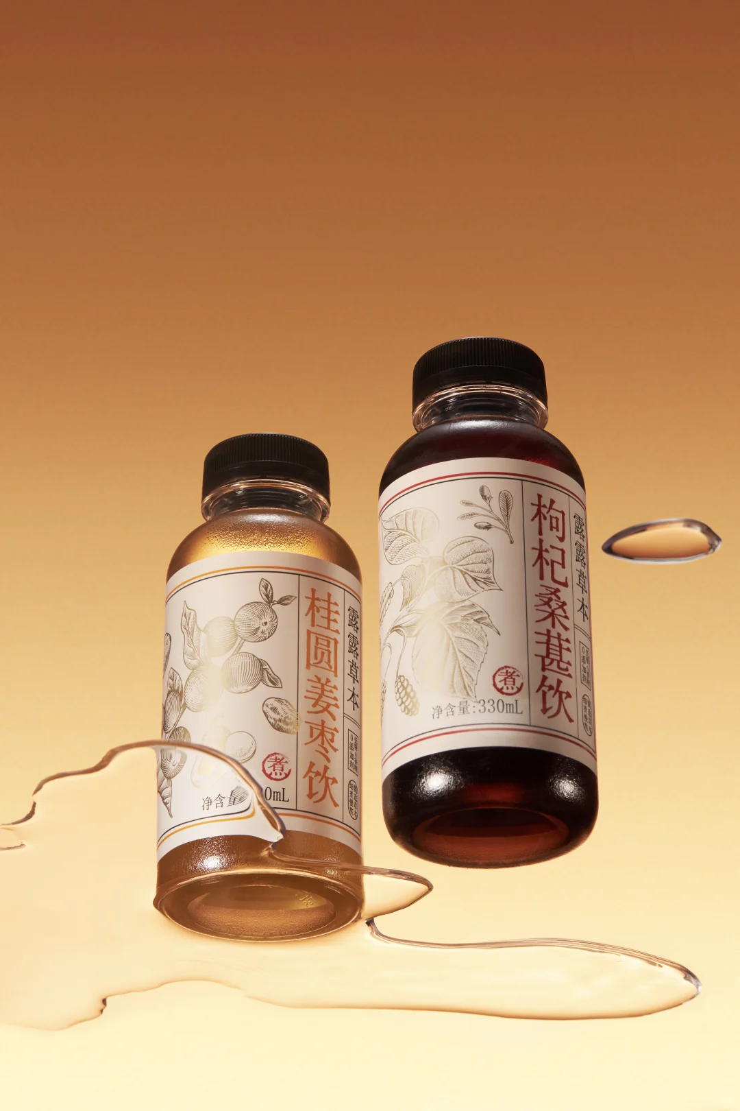 包装要会说话，强功效的养生饮露露草本