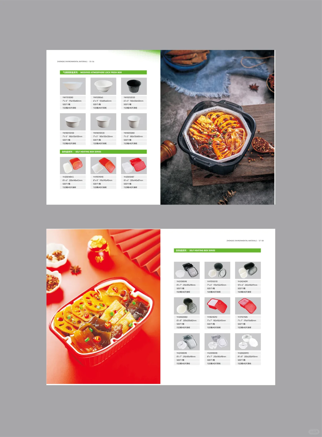 外贸英文 环保科技可降解餐具材料画册设计
