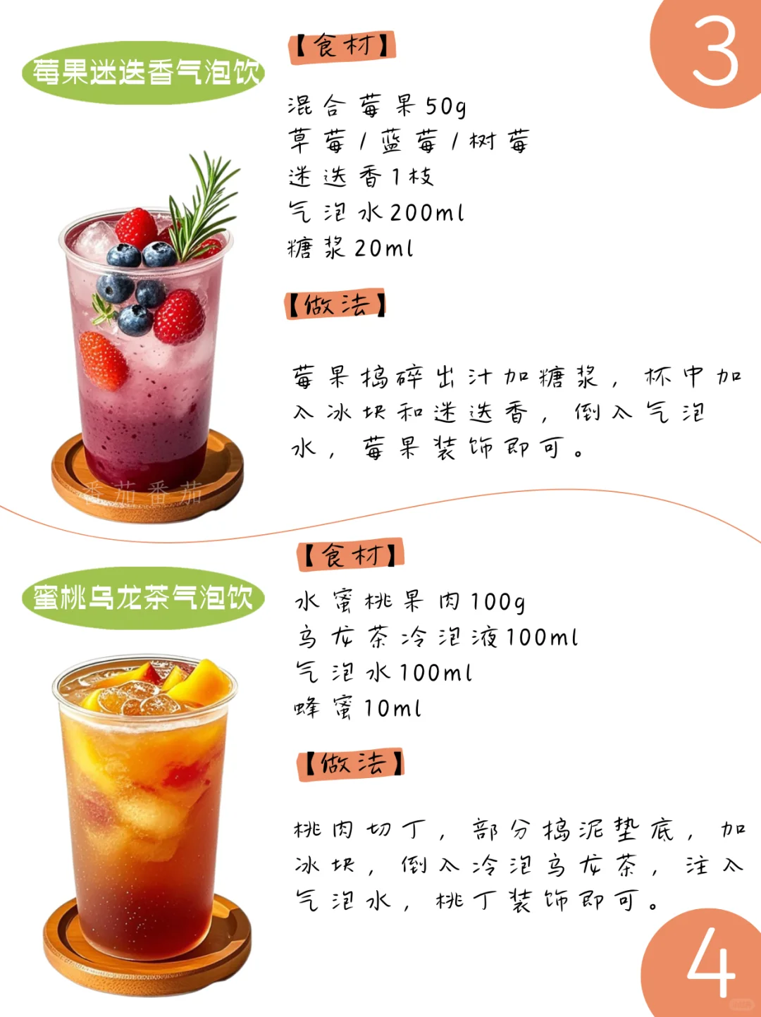 6款夏季自制水果气泡饮，解锁夏日快乐水！