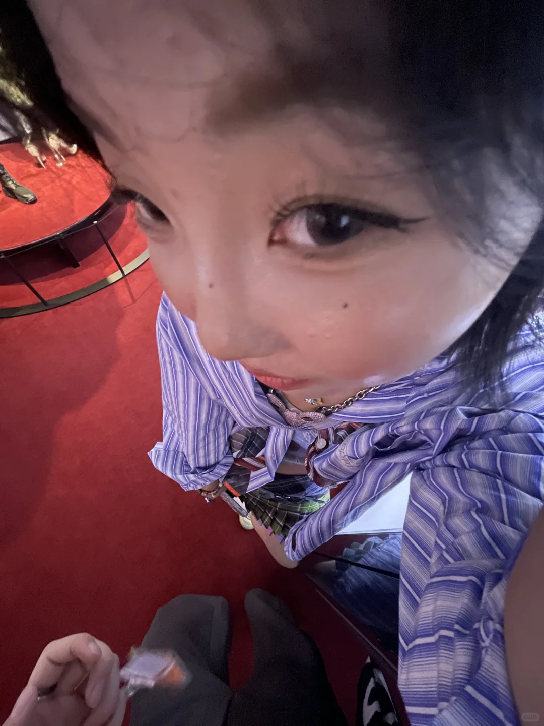 终于见到酸酸，美死我啦