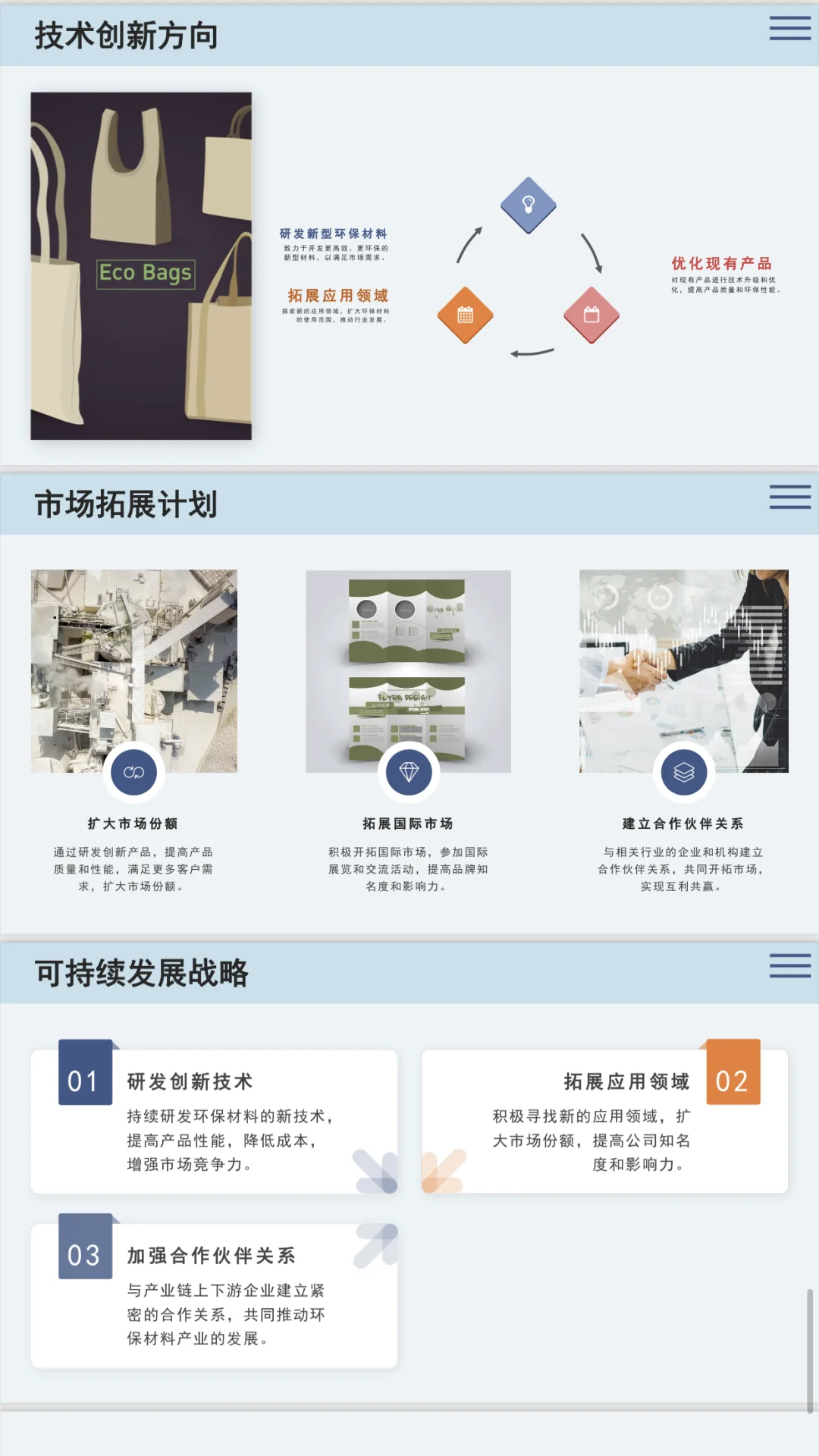 环保材料公司商业计划书word+PPT