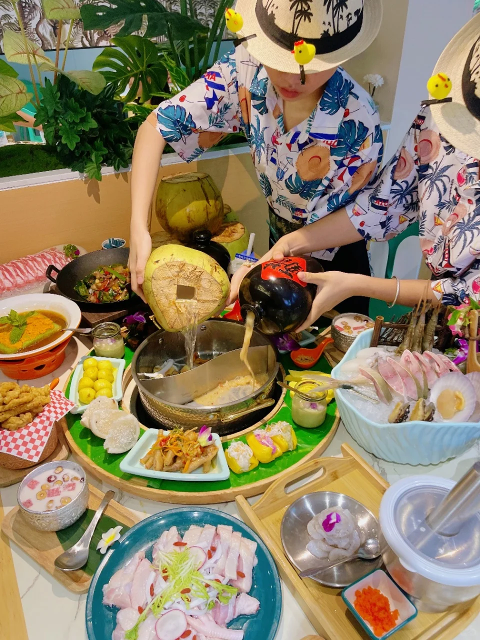 在这家火锅店吃出了海南味儿