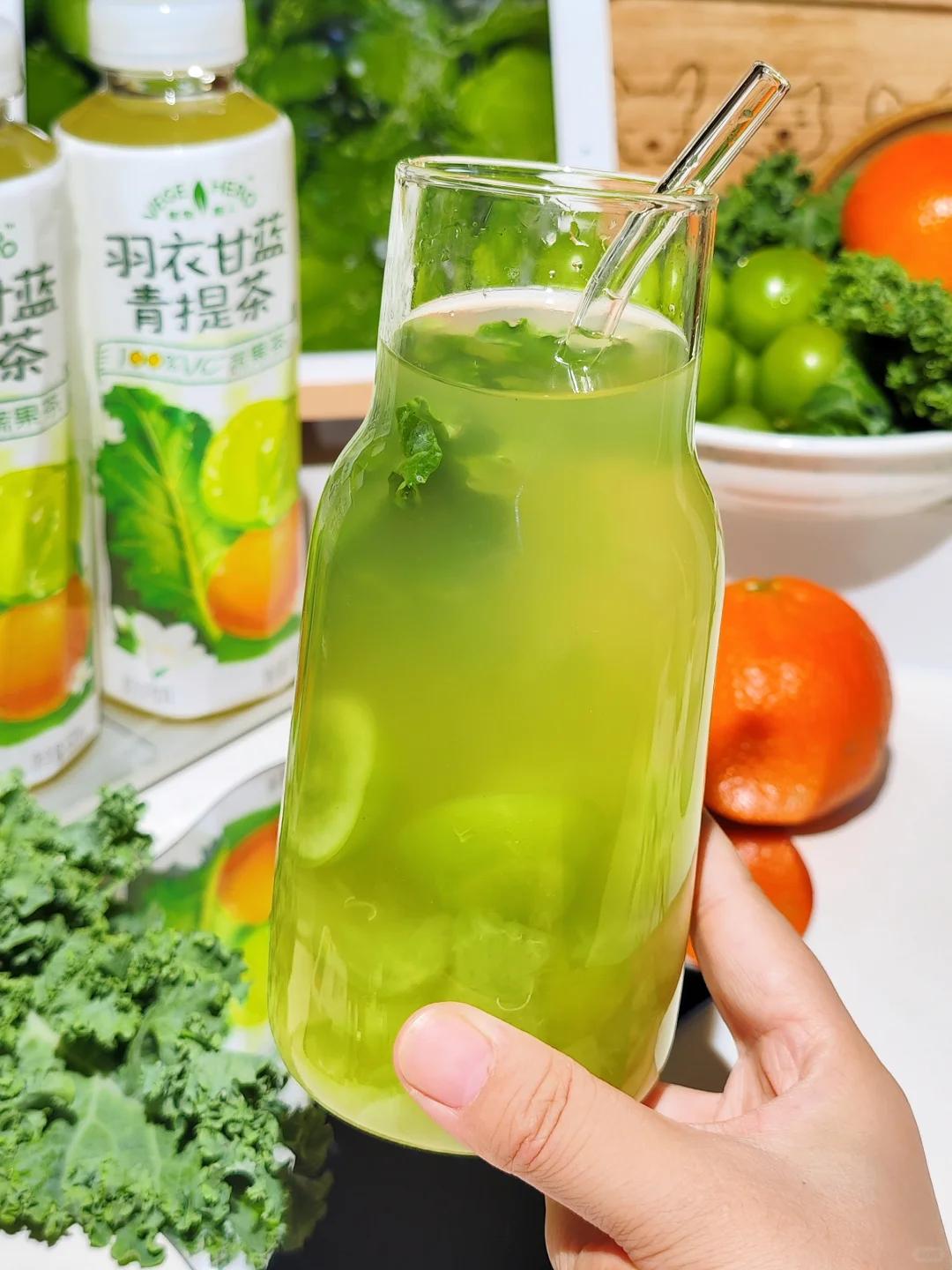 我...很少用震惊来形容一瓶果蔬茶!!