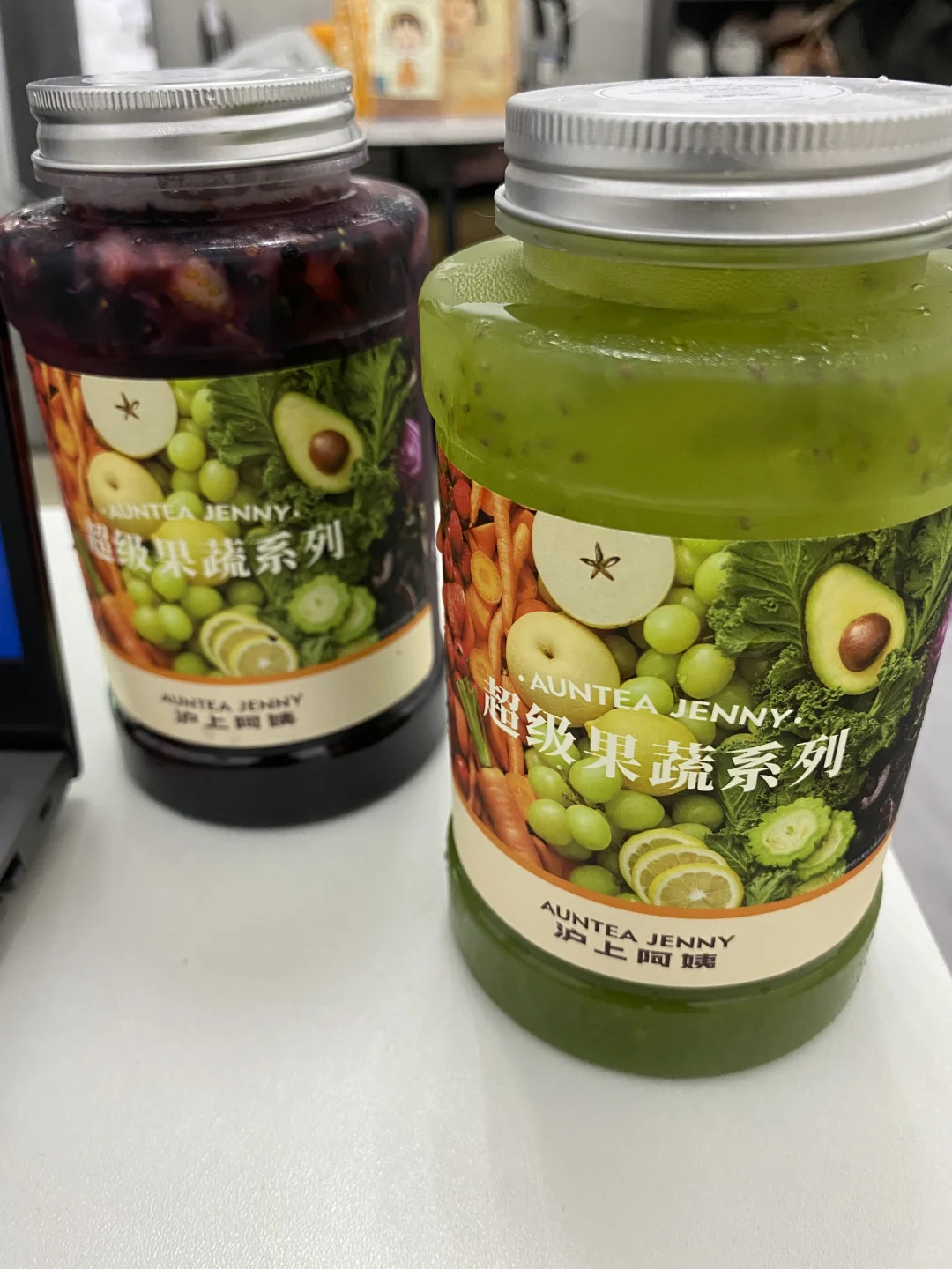 【沪上阿姨果蔬瓶两款饮品细节测评】