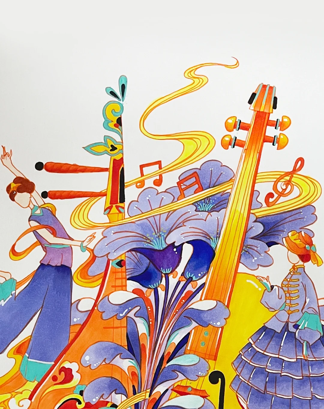 当艺术遇上考研｜中西文化在纸上相遇?