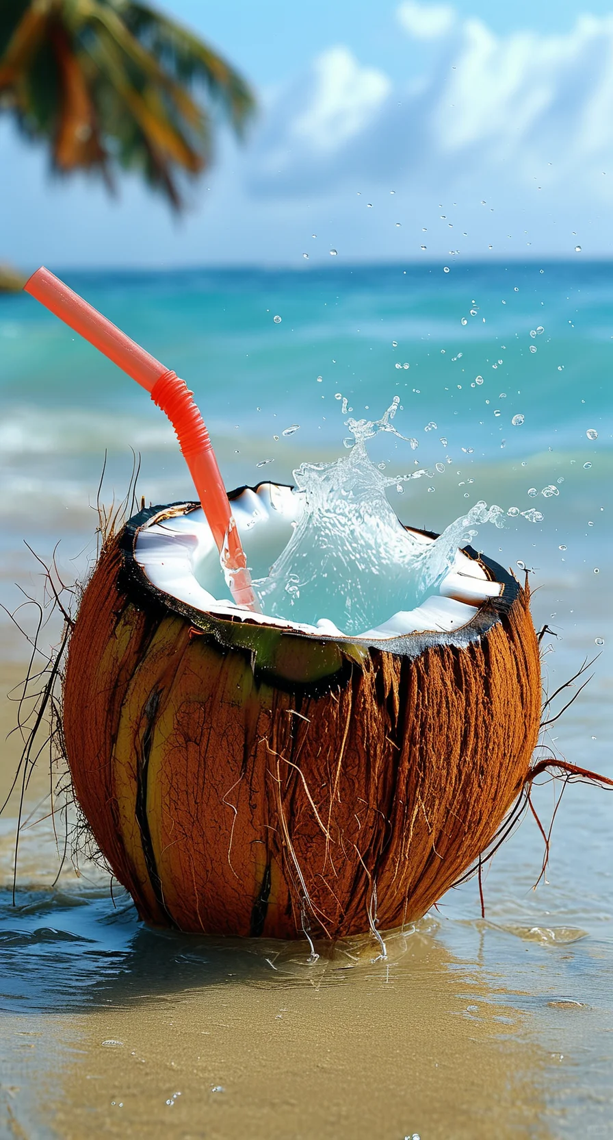 除水之外，必须是椰汁水呀