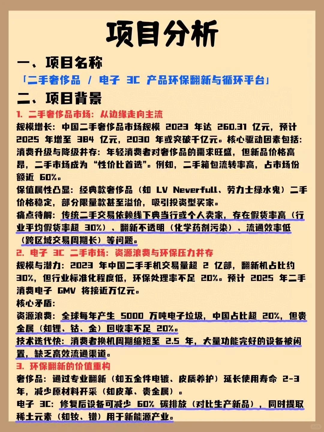 创赛项目—环保项目！！