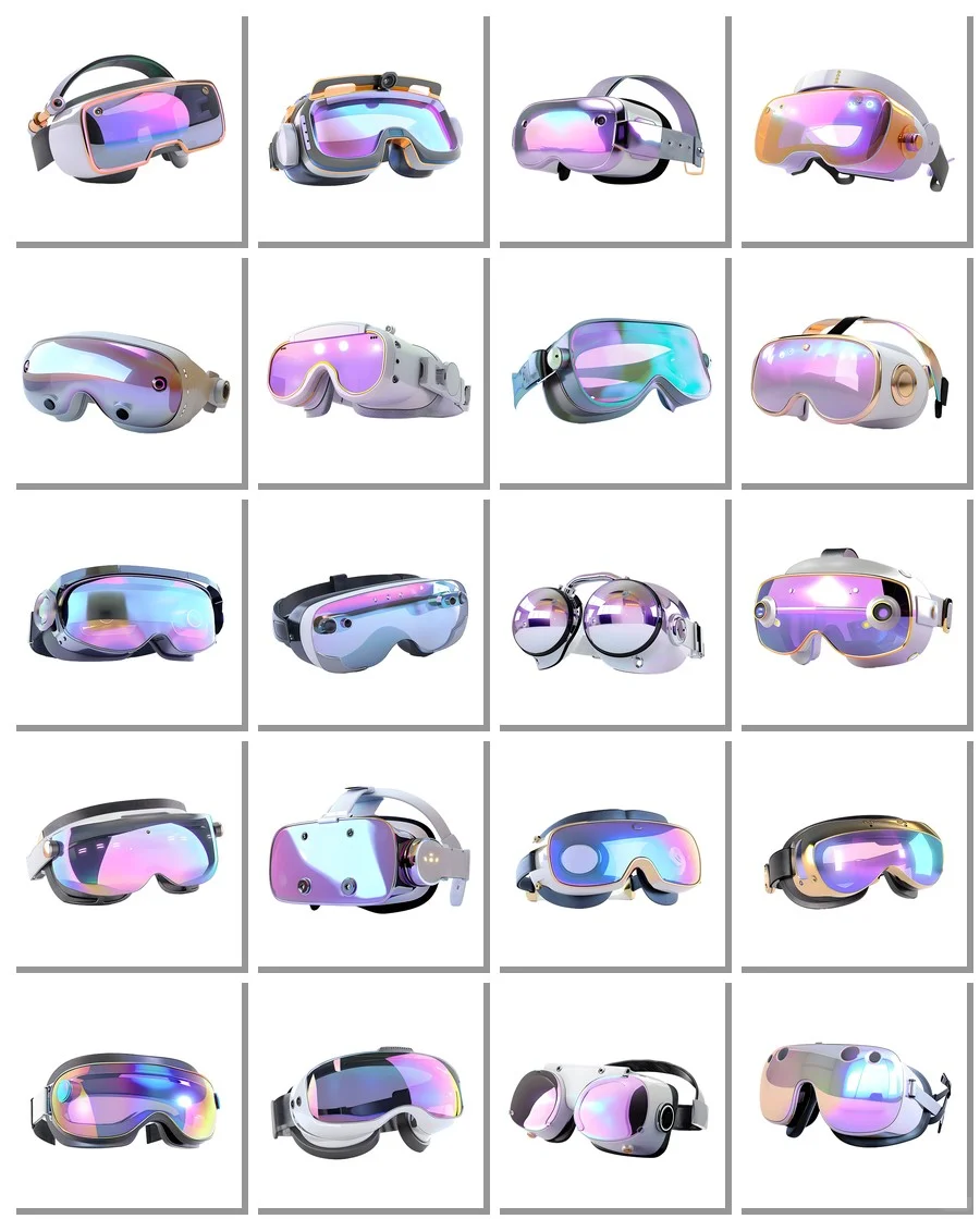 50张VR眼镜png素材,沉浸未来,视界无界