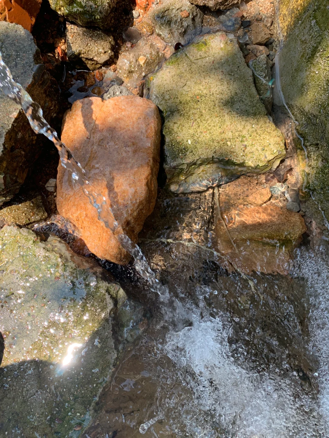 去郊区，一定要打甘甜的天然山泉水?回来