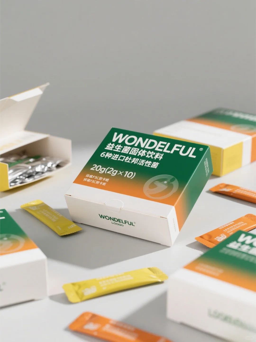 益生菌包装设计分享，健康活力的轻松感