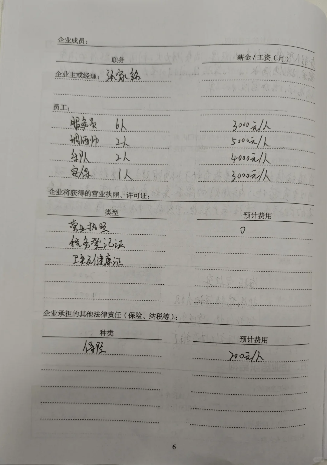 SYB小酒馆创业计划书