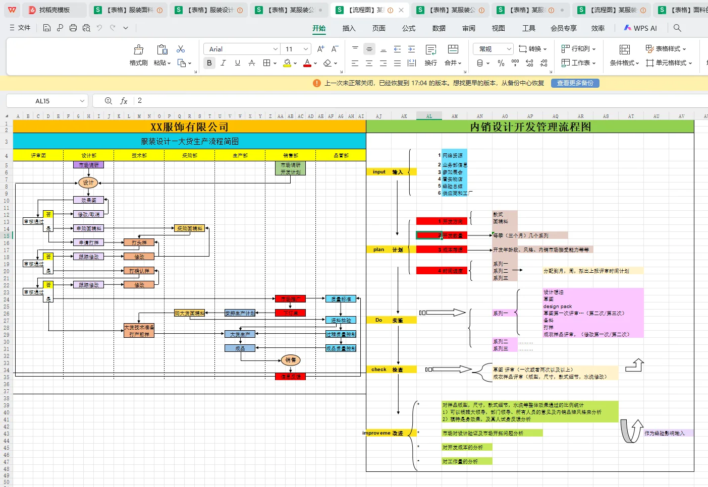 离职前,我要把服装总监的企划模板都带走…