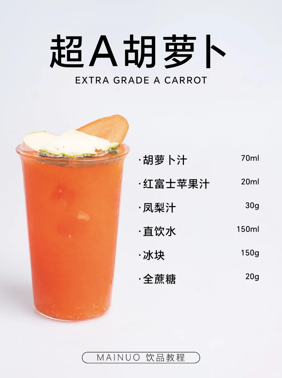 健康果蔬特调|饮品附配方分享?