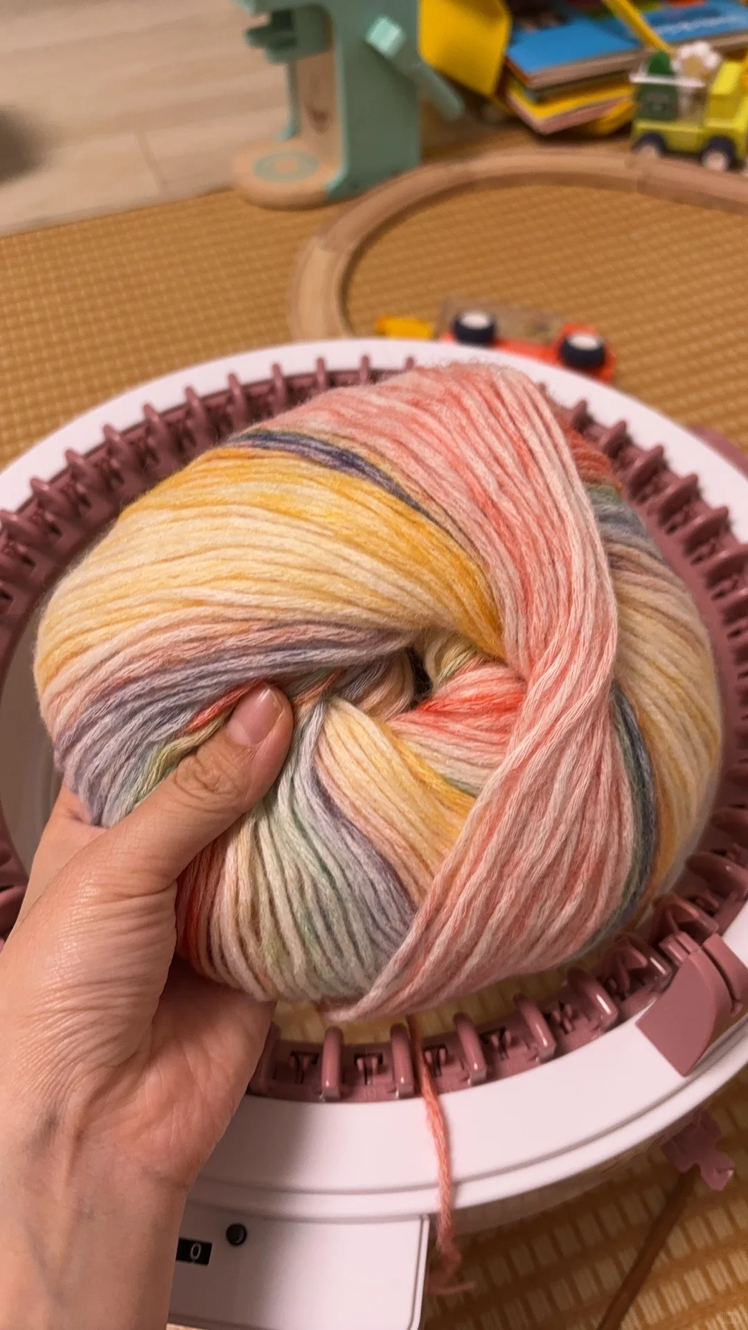 手摇编织机帽子