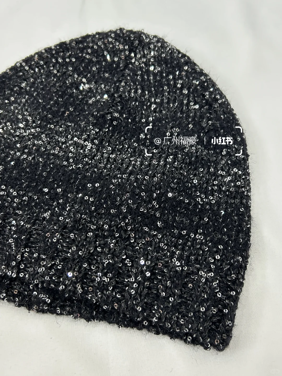 广州帽子工厂?亮片针织帽定制