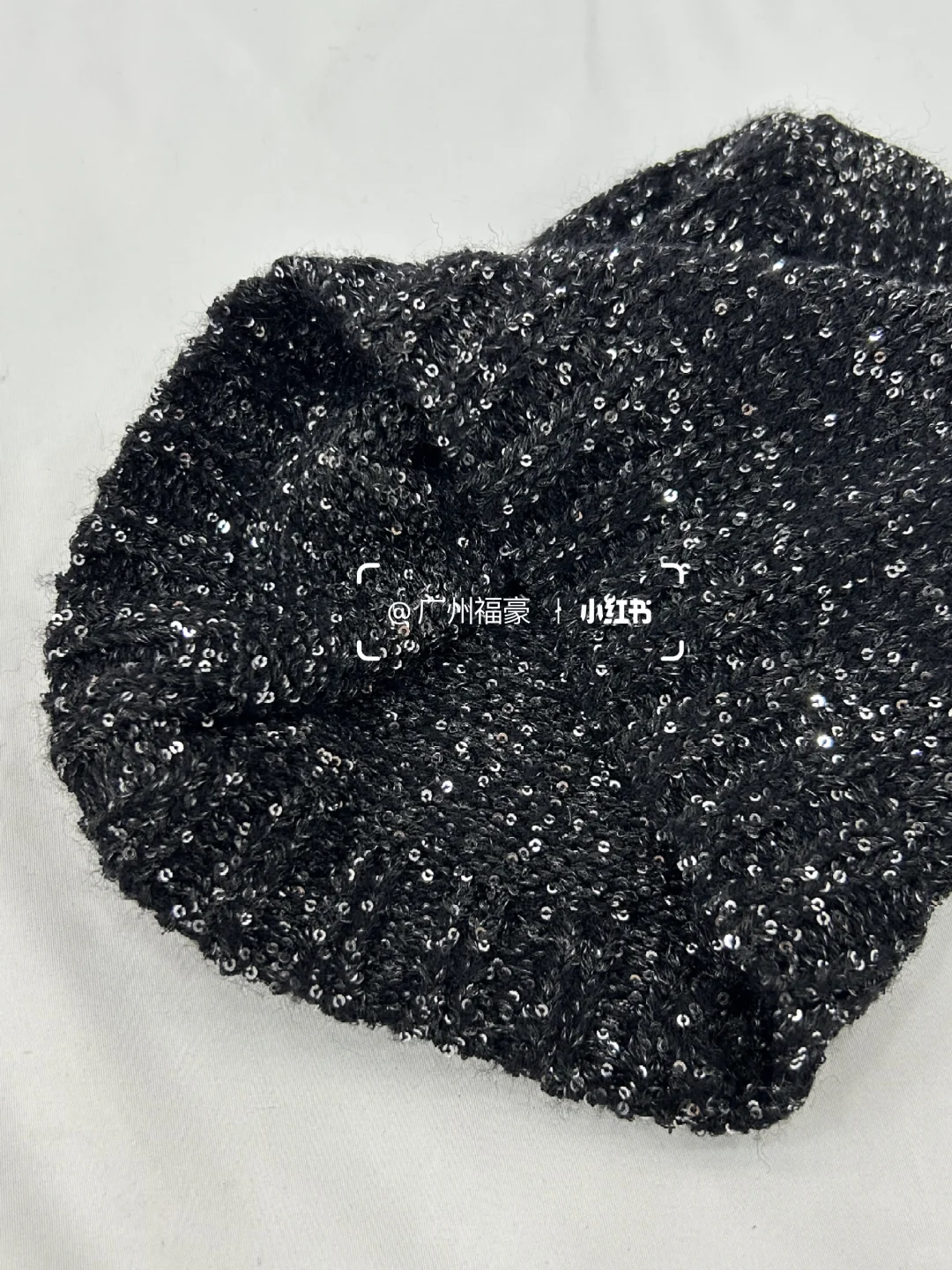 广州帽子工厂?亮片针织帽定制