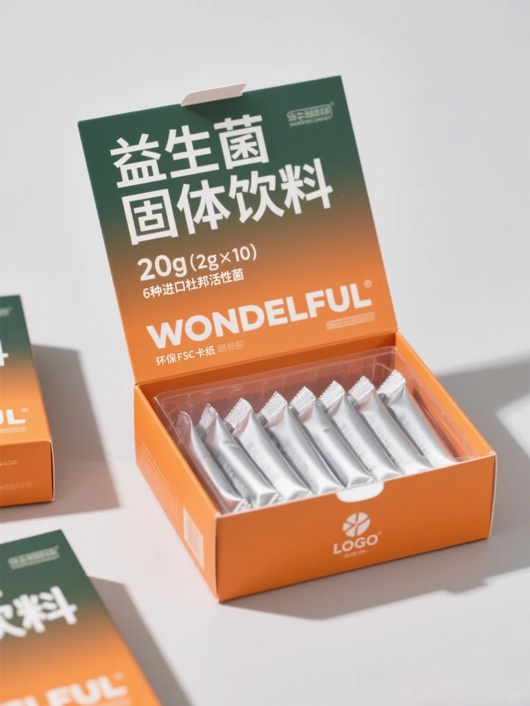 益生菌包装设计分享，健康活力的轻松感